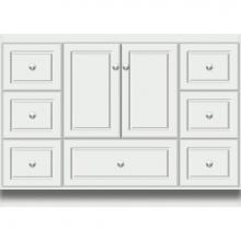 Strasser Woodenwork 27.589 - 48 X 18 X 34.5 Montlake Vanity Ultra Powder Grey Sb