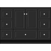 Strasser Woodenwork 21.953 - 48 X 18 X 34.5 Montlake Vanity Ultra Sat Black Sb