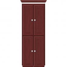Strasser Woodenwork 12.447 - 18 X 21 X 48 Montlake Linen Upper Beaded Dk Cherry