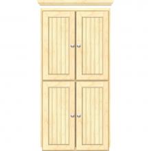 Strasser Woodenwork 12.432 - 24 X 18 X 48 Montlake Linen Upper Beaded Nat Maple