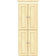 Strasser Woodenwork 12.457 - 18 X 18 X 48 Montlake Linen Upper Beaded Nat Maple
