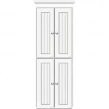 Strasser Woodenwork 12.451 - 18 X 21 X 48 Montlake Linen Upper Beaded Sat White