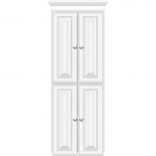 Strasser Woodenwork 14.140 - 18 X 18 X 48 Montlake Linen Upper Classic Miter Sat White