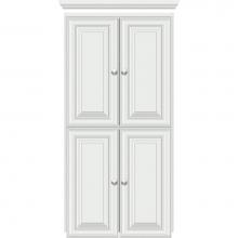 Strasser Woodenwork 14.363 - 24 X 18 X 48 Montlake Linen Upper Classic Miter Powder Grey