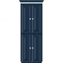 Strasser Woodenwork 57-385 - 18 X 18 X 48 Montlake Linen Upper Classic Miter Lapis Night