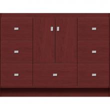 Strasser Woodenwork 15.160 - 42 X 18 X 32 Montlake Vanity Slab Dk Cherry Sb