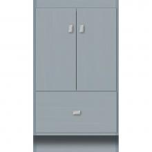Strasser Woodenwork 15.542 - 18 X 21 X 32 Montlake Vanity Slab Silver Oak Std