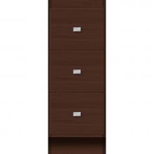 Strasser Woodenwork 16.772 - 12 X 18 X 32 Montlake Drawer Bank Slab Choc Oak