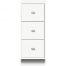 Strasser Woodenwork 15.172 - 12 X 18 X 32 Montlake Drawer Bank Slab Sat White