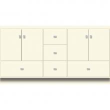 Strasser Woodenwork 15.201 - 60 X 21 X 32 Montlake Vanity Slab Sat Biscuit Db