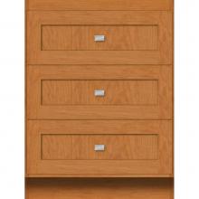 Strasser Woodenwork 13.319 - 24 X 18 X 32 Montlake Drawer Bank Shaker Nat Cherry