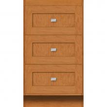 Strasser Woodenwork 13.336 - 18 X 21 X 32 Montlake Drawer Bank Shaker Nat Cherry
