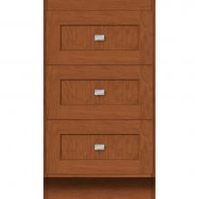 Strasser Woodenwork 13.623 - 18 X 18 X 32 Montlake Drawer Bank Shaker Cinn Cherry