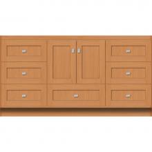 Strasser Woodenwork 13.552 - 60 X 21 X 32 Montlake Vanity Shaker Nat Oak Sb