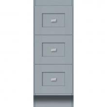 Strasser Woodenwork 13.549 - 12 X 18 X 32 Montlake Drawer Bank Shaker Silver Oak