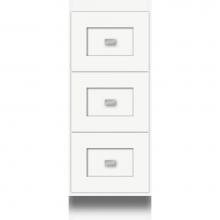 Strasser Woodenwork 13.172 - 12 X 18 X 32 Montlake Drawer Bank Shaker Sat White