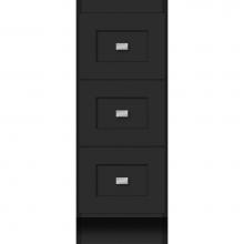 Strasser Woodenwork 13.975 - 12 X 18 X 32 Montlake Drawer Bank Shaker Sat Black