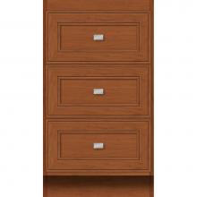 Strasser Woodenwork 16.344 - 18 X 18 X 32 Montlake Drawer Bank Deco Miter Cinn Cherry