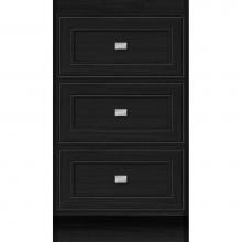 Strasser Woodenwork 17.065 - 18 X 18 X 32 Montlake Drawer Bank Deco Miter Midnight Oak