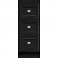Strasser Woodenwork 17.067 - 12 X 18 X 32 Montlake Drawer Bank Deco Miter Midnight Oak