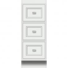 Strasser Woodenwork 17.515 - 12 X 18 X 32 Montlake Drawer Bank Deco Miter Powder Grey