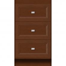 Strasser Woodenwork 16.585 - 18 X 18 X 32 Montlake Drawer Bank Ogee Miter Pecan Cherry