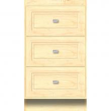 Strasser Woodenwork 15.855 - 18 X 18 X 32 Montlake Drawer Bank Ogee Miter Nat Maple