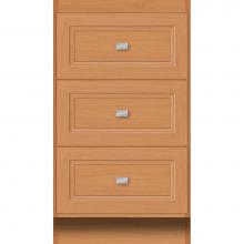 Strasser Woodenwork 15.854 - 18 X 18 X 32 Montlake Drawer Bank Ogee Miter Nat Oak