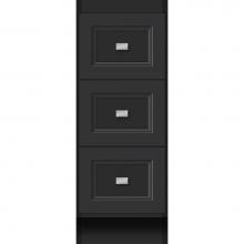 Strasser Woodenwork 16.062 - 12 X 18 X 32 Montlake Drawer Bank Ogee Miter Sat Black