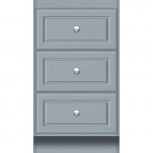 Strasser Woodenwork 11.547 - 18 X 18 X 32 Montlake Drawer Bank Ultra Silver Oak
