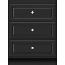 Strasser Woodenwork 11.970 - 24 X 21 X 32 Montlake Drawer Bank Ultra Sat Black