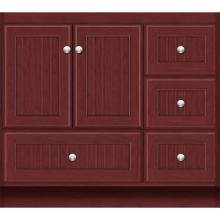 Strasser Woodenwork 12.179 - 36 X 21 X 32 Montlake Vanity Beaded Dk Cherry Rh