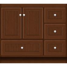 Strasser Woodenwork 16.443 - 36 X 21 X 32 Montlake Vanity Beaded Pecan Cherry Rh
