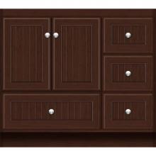 Strasser Woodenwork 12.327 - 36 X 21 X 32 Montlake Vanity Beaded Choc Cherry Rh