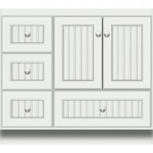 Strasser Woodenwork 17.341 - 36 X 21 X 32 Montlake Vanity Beaded Powder Grey Lh