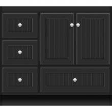 Strasser Woodenwork 12.959 - 36 X 18 X 32 Montlake Vanity Beaded Sat Black Lh