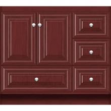 Strasser Woodenwork 14.195 - 36 X 18 X 32 Montlake Vanity Classic Miter Dk Cherry Rh