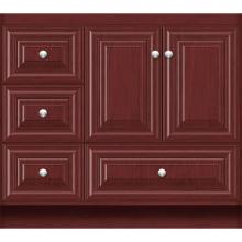 Strasser Woodenwork 14.180 - 36 X 21 X 32 Montlake Vanity Classic Miter Dk Cherry Lh