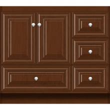 Strasser Woodenwork 16.499 - 36 X 21 X 32 Montlake Vanity Classic Miter Pecan Cherry Rh