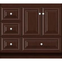 Strasser Woodenwork 14.171 - 36 X 21 X 32 Montlake Vanity Classic Miter Choc Cherry Lh