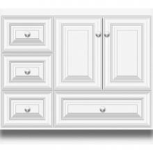 Strasser Woodenwork 14.111 - 36 X 18 X 32 Montlake Vanity Classic Miter Sat White Lh