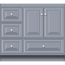 Strasser Woodenwork 17.174 - 36 X 18 X 32 Montlake Vanity Classic Miter Sat Silver Lh