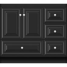 Strasser Woodenwork 14.956 - 36 X 21 X 32 Montlake Vanity Classic Miter Sat Black Rh