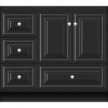 Strasser Woodenwork 14.957 - 36 X 21 X 32 Montlake Vanity Classic Miter Sat Black Lh