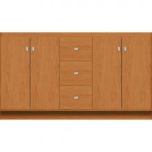 Strasser Woodenwork 29.117 - 60 X 18 X 34.5 Montlake View Vanity Slab Nat Cherry Db