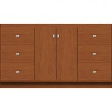Strasser Woodenwork 28.920 - 60 X 21 X 34.5 Montlake View Vanity Slab Cinn Cherry Sb