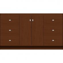 Strasser Woodenwork 28.908 - 60 X 21 X 34.5 Montlake View Vanity Slab Pecan Cherry Sb