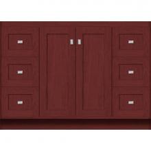 Strasser Woodenwork 29.311 - 48 X 21 X 34.5 Montlake View Vanity Shaker Dk Cherry Sb