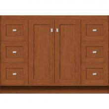 Strasser Woodenwork 29.413 - 48 X 18 X 34.5 Montlake View Vanity Shaker Cinn Cherry Sb