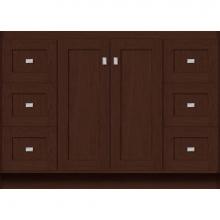 Strasser Woodenwork 29.314 - 48 X 21 X 34.5 Montlake View Vanity Shaker Choc Cherry Sb